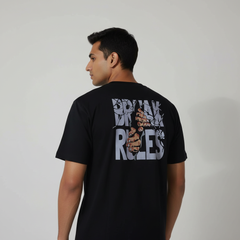 Ere Break Rules Printed Men's Oversized Round Neck T-Shirt