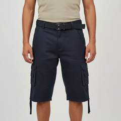 Cyborg Fashion Three-quarter Jogger Shorts with Belt