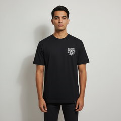 Tribal Embroidery Oversized Round Neck T-shirt