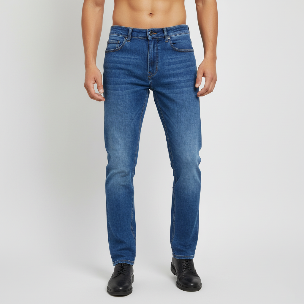 PRGT Slim Fit Stretch Denims - Men’s Premium Blue Jeans