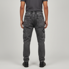 Neodreams Men's Denim Jogger Baggy Pants