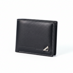 Jiangbao Men's Leather Black Wallets