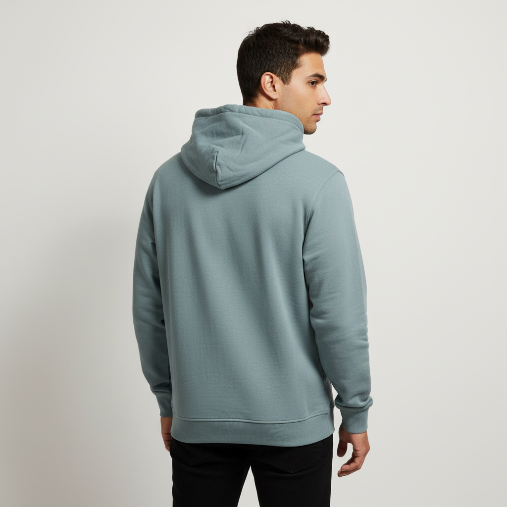 Art Men's Regular Hoody with Front Print Thick Material