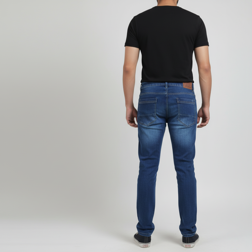 PRGT Slim Fit Stretch Denims - Men’s Premium Blue Jeans