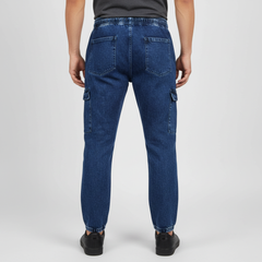 Neodreams Men's Denim Jogger Baggy Pants