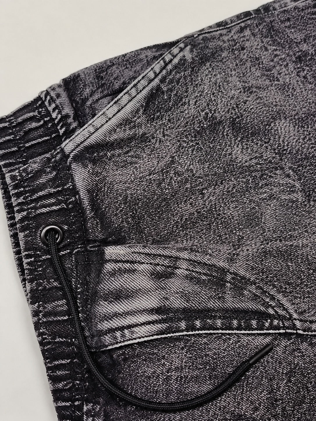 Neodreams Men's Denim Jogger Baggy Pants