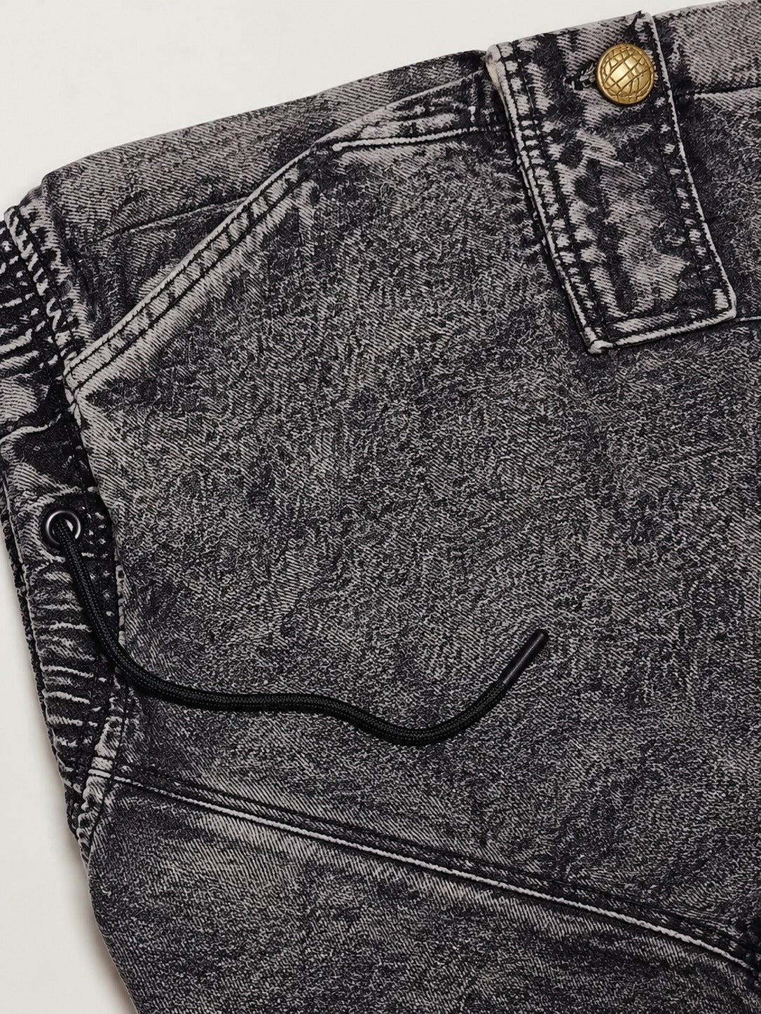 Neodreams Men's Denim Jogger Baggy Pants