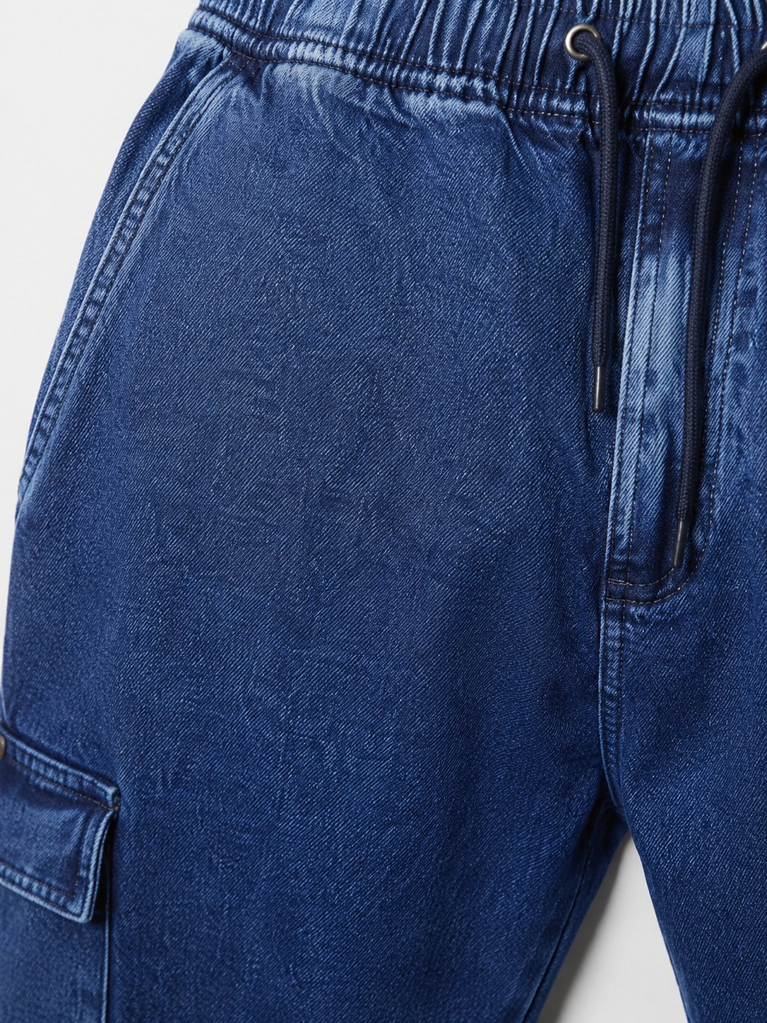 Neodreams Men's Denim Jogger Baggy Pants