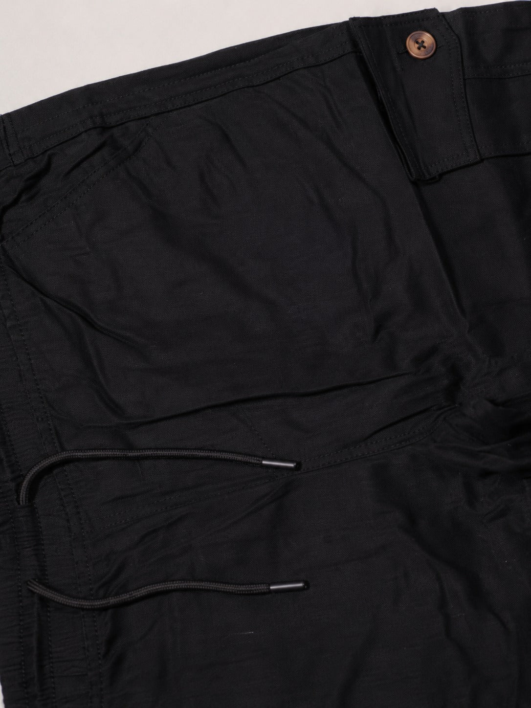 CF Men's Cotton Jogger Pants with Six Pockets, Thick Material