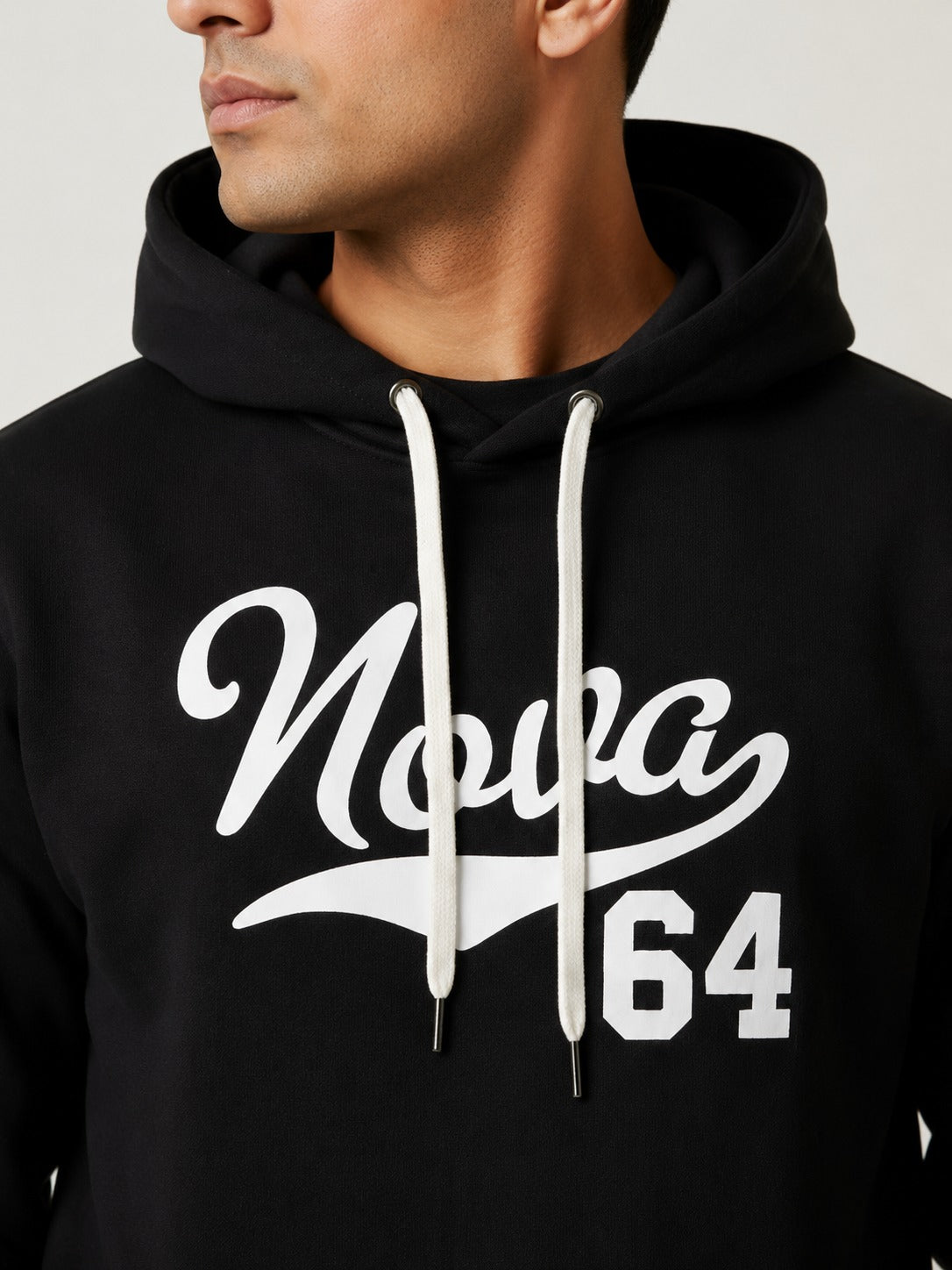Art Men's Regular Hoody with Front Print Thick Material