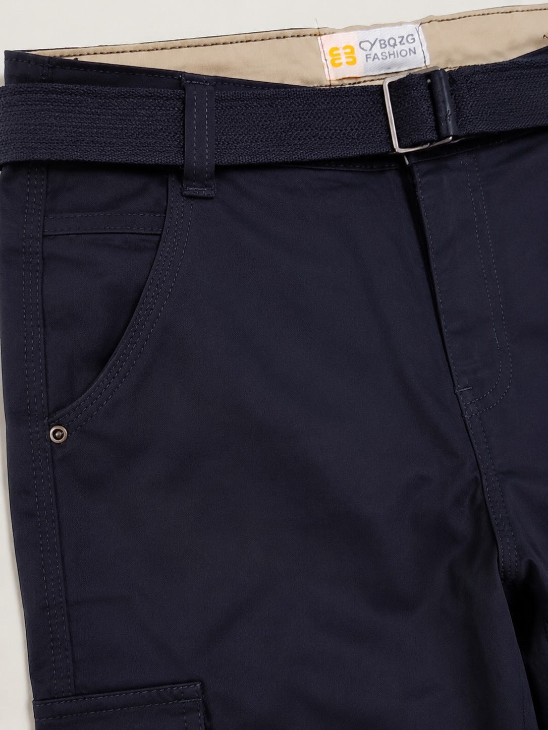 Cyborg Fashion Three-quarter Jogger Shorts with Belt